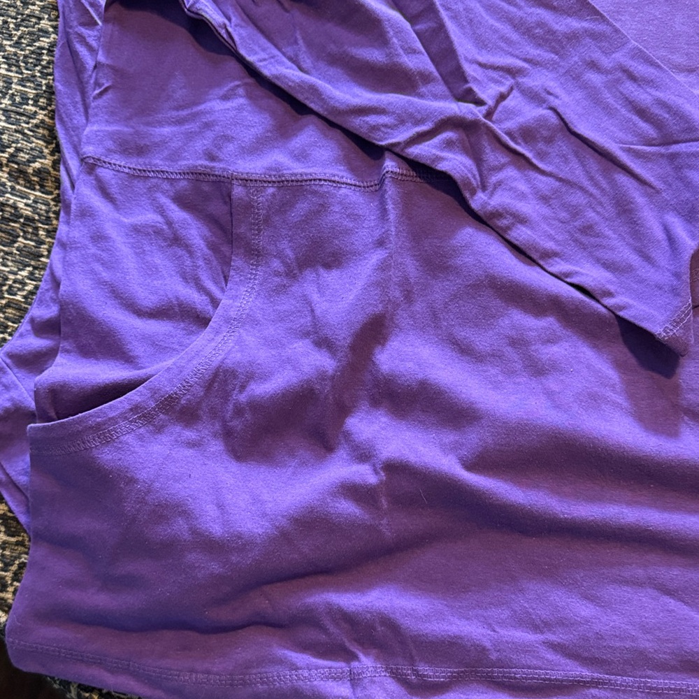 Dreams Co Purple V-Neck Lounge Set 18/20 Petite - Picture 4 of 6